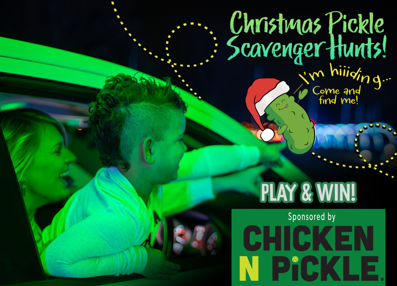 Chicken N Pickle Winter Magic Scavenger Hunt